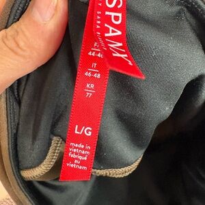 SPANX Black and Tan Leggings